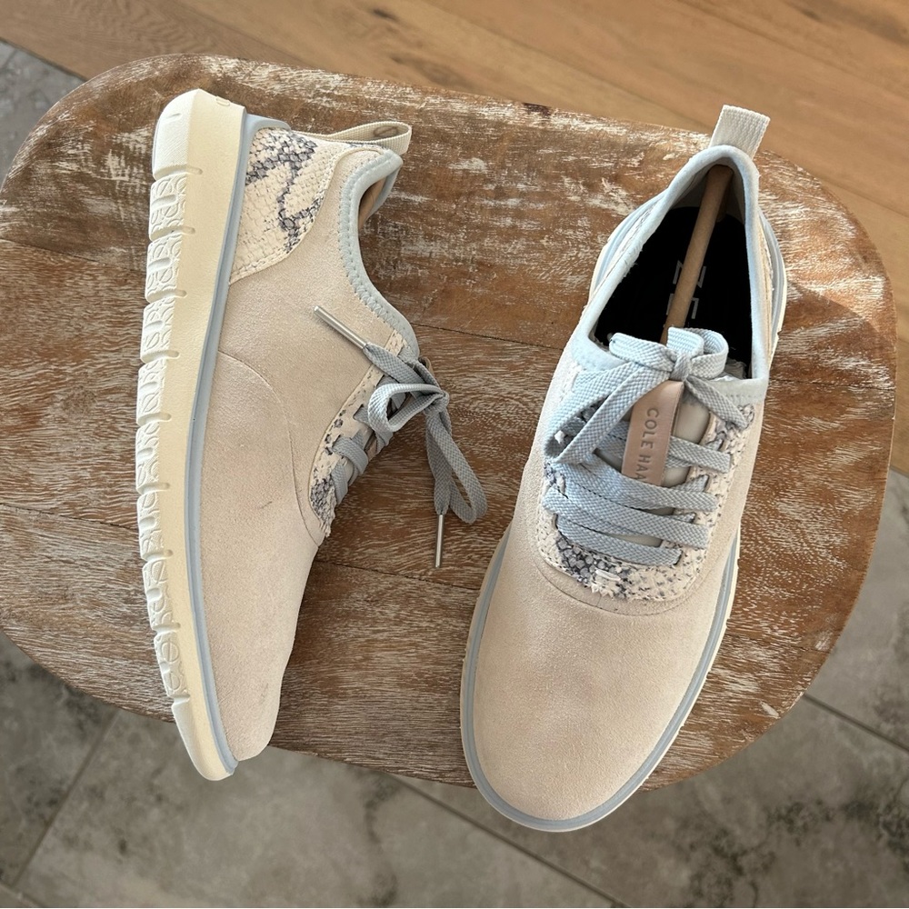 New Cole Haan Zerogrand Generation ZG Sneakers Suede Snake - Picture 3 of 7